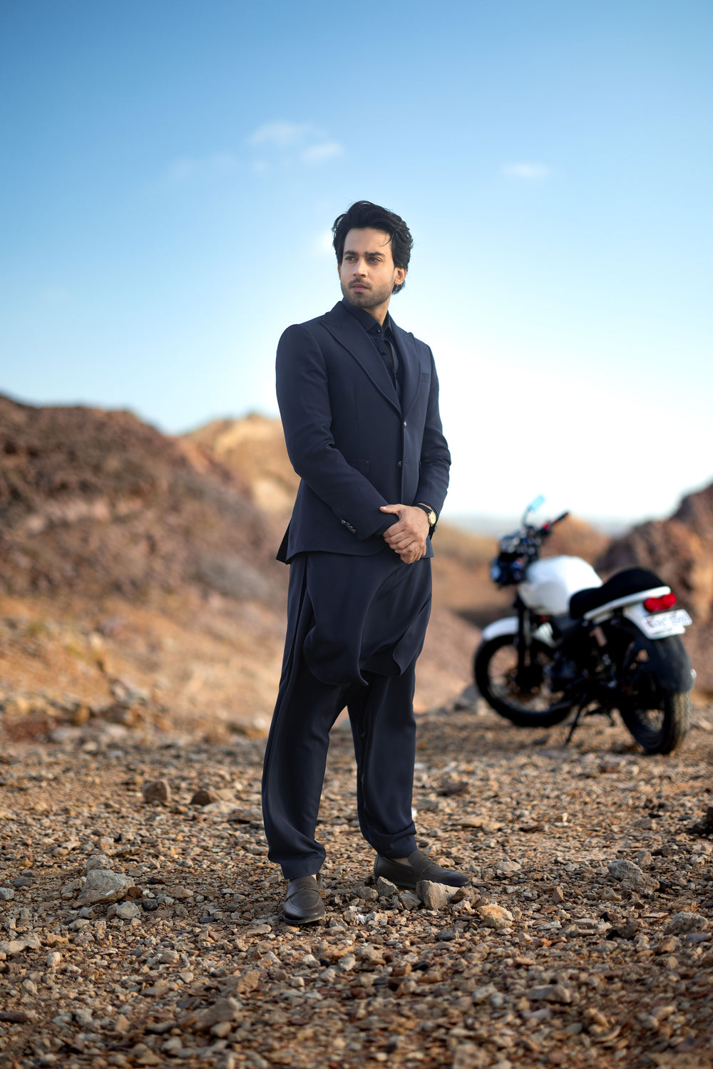 NAVY BLUE (DEEP BLUE SHADE) KURTA PAJAMA