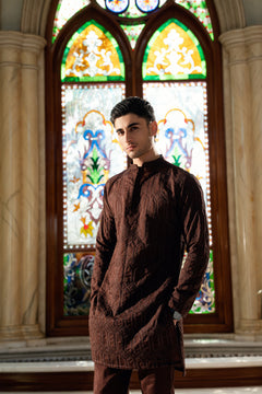 RICH CHOCOLATE BROWN KURTA PAJAMA