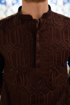 RICH CHOCOLATE BROWN KURTA PAJAMA