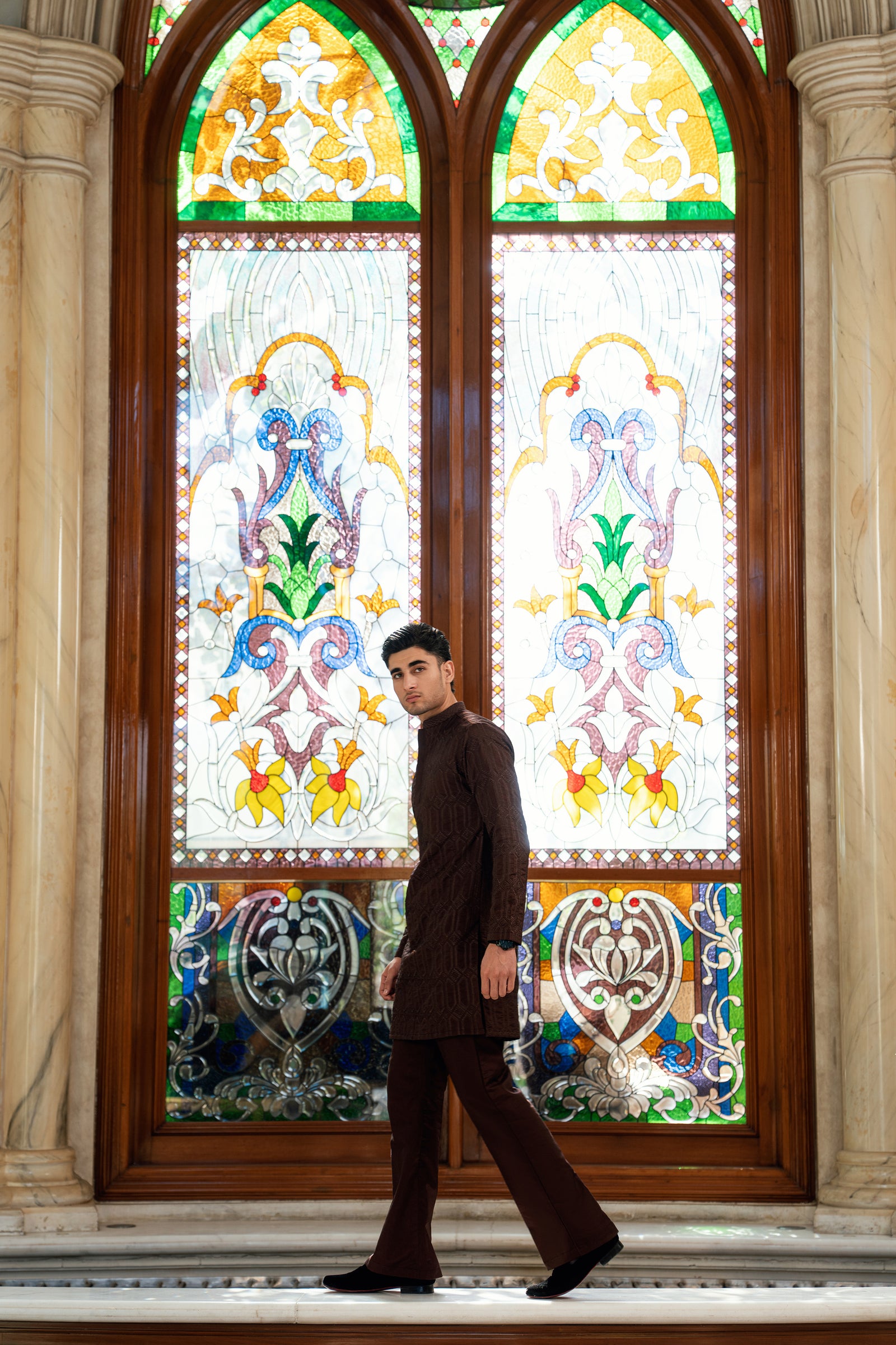 RICH CHOCOLATE BROWN KURTA PAJAMA