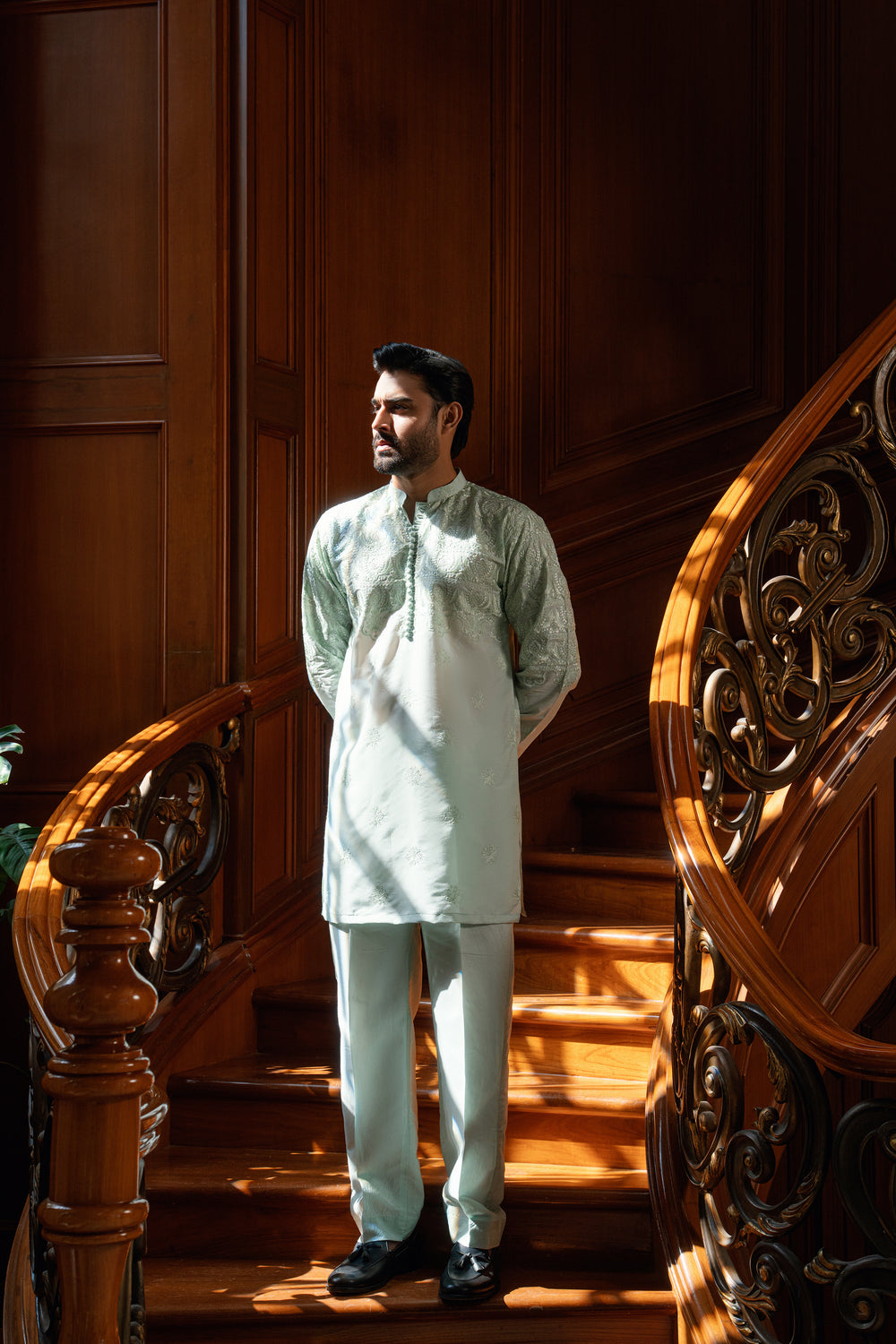 LIGHT GREEN KURTA PAJAMA