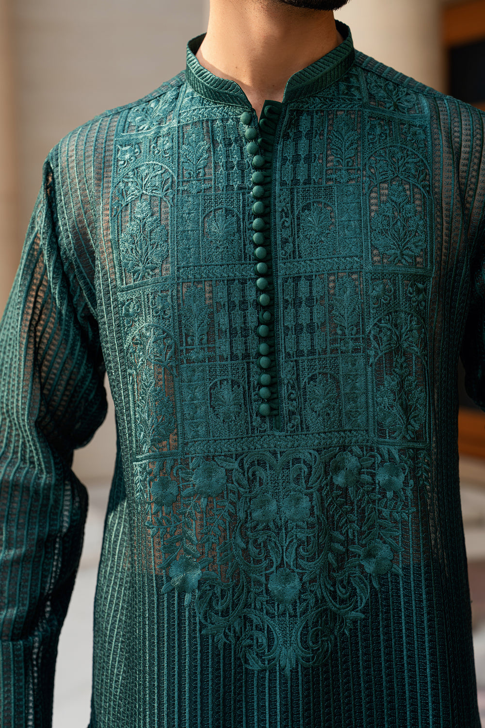 EMERALD GREEN KURTA PAJAMA
